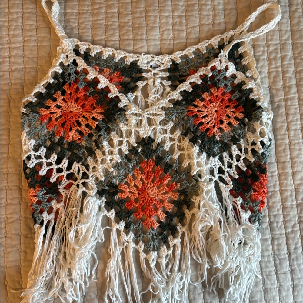 Multicolor Crochet Top